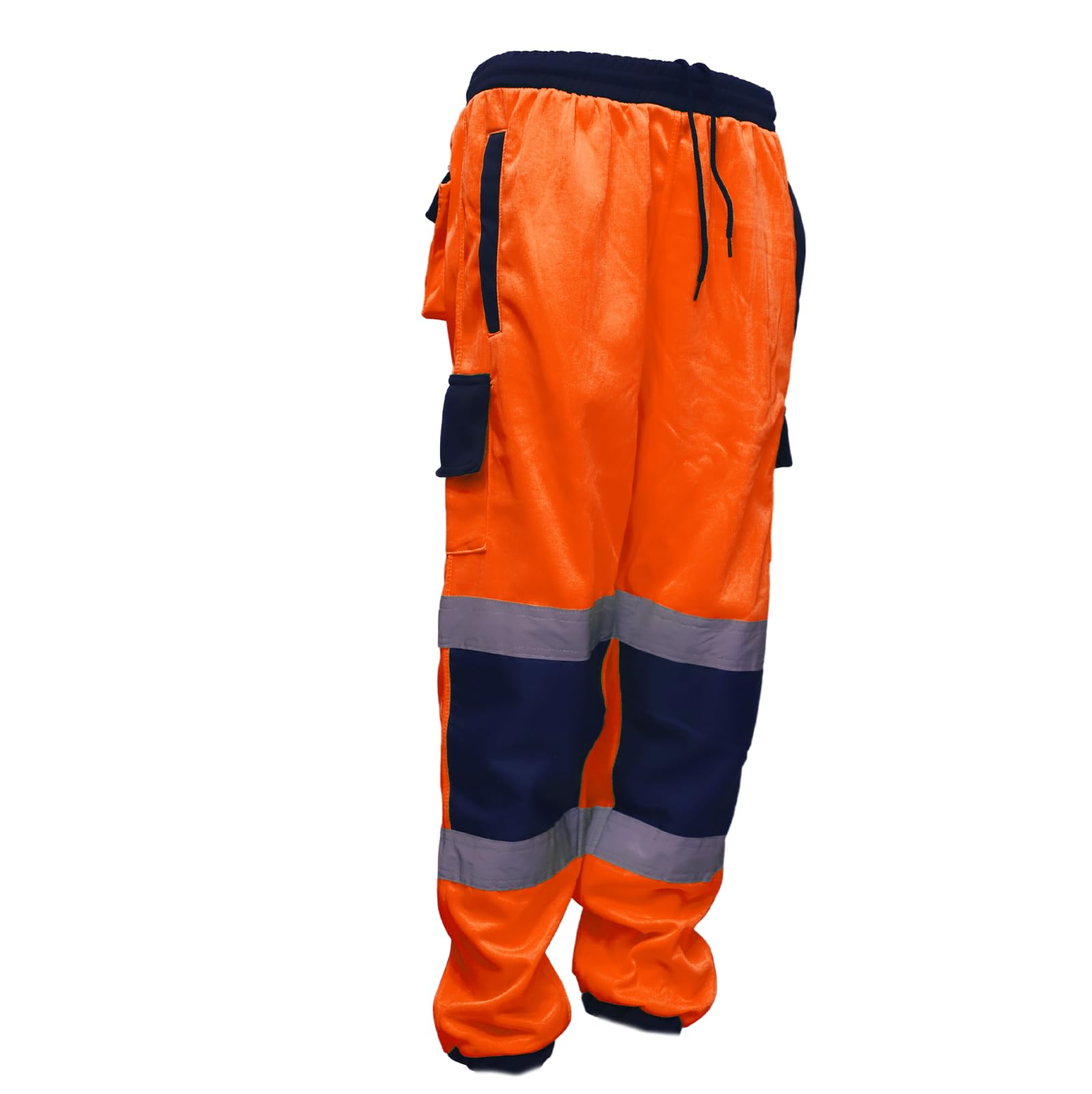 100 Polyester Hi Viz Mens Work Trousers Hi Viz Jogging