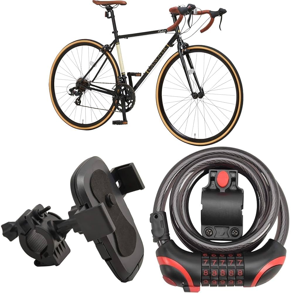 Amazon | カノーバー(CANOVER) ロードバイク 自転車 鍵 スマホ