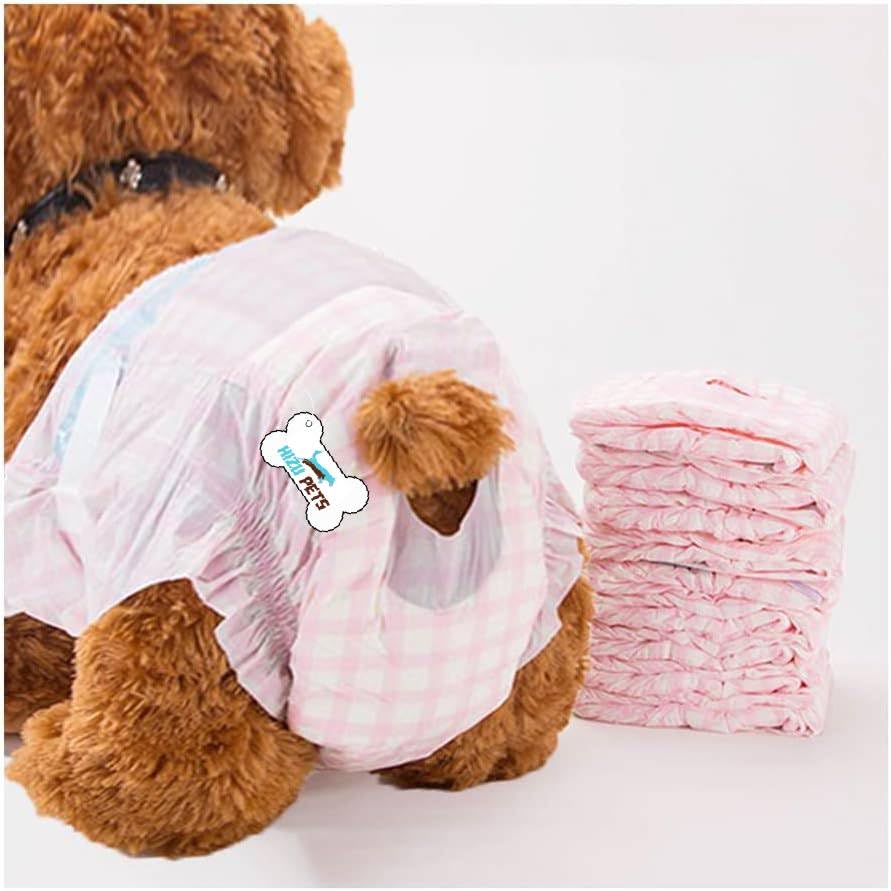 Hizu Pets Disposable Dog Diapers for Female Dogs &Cats,Dog Sanitary Pants,Female Dog Menstruation,Soft Wraps, Super Absorbent Leak-Proof Fit,Dog Incontinence Diapers, Puppy Nappie Size- (Small) (B0CQCZDZ4X) Amazon Price History, Amazon Price Tracker
