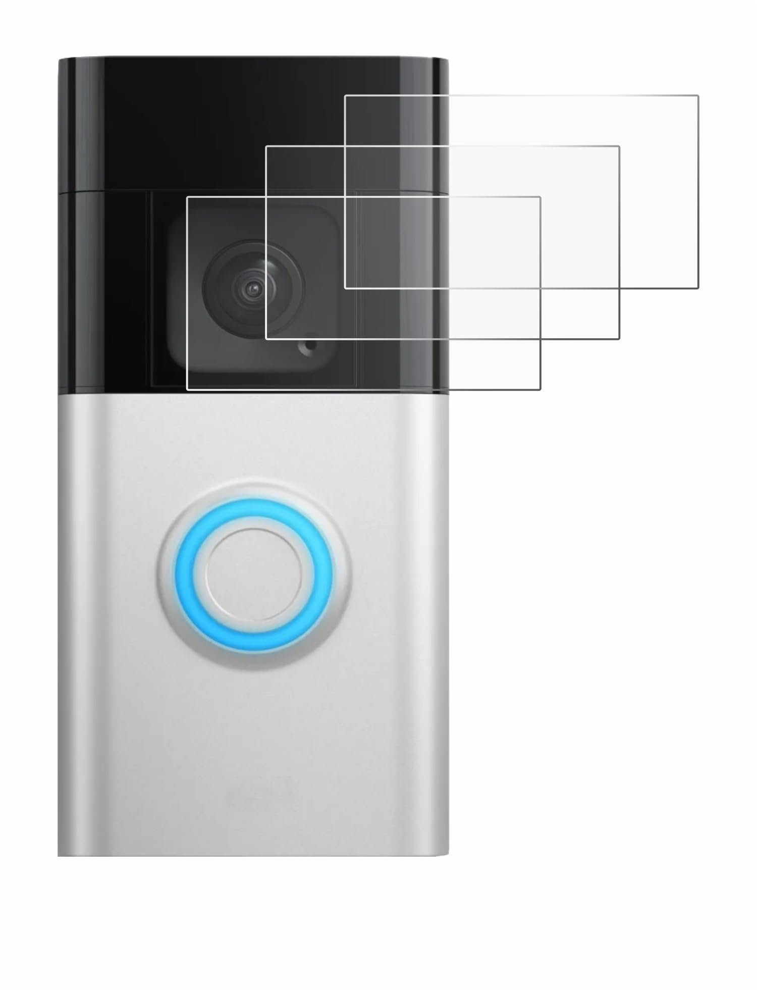 savvies 18 Pack Screen Protector compatible with Ring Battery Video Doorbell Pro Protection Film Clear