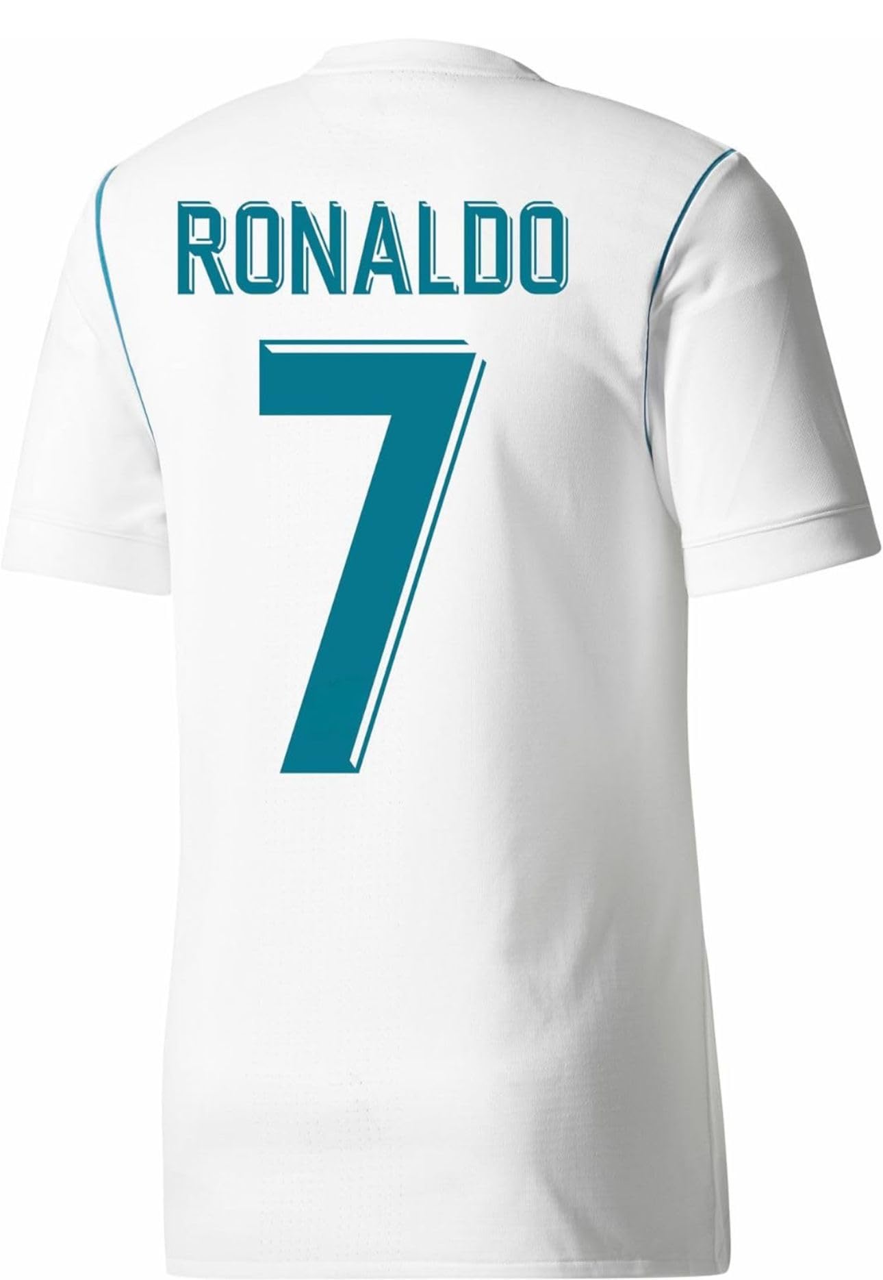 Pro Soccer SpecialistsRonaldo #7 Home Soccer Jersey 2017/18 (US, Alpha, Medium, Regular, Regular, White)