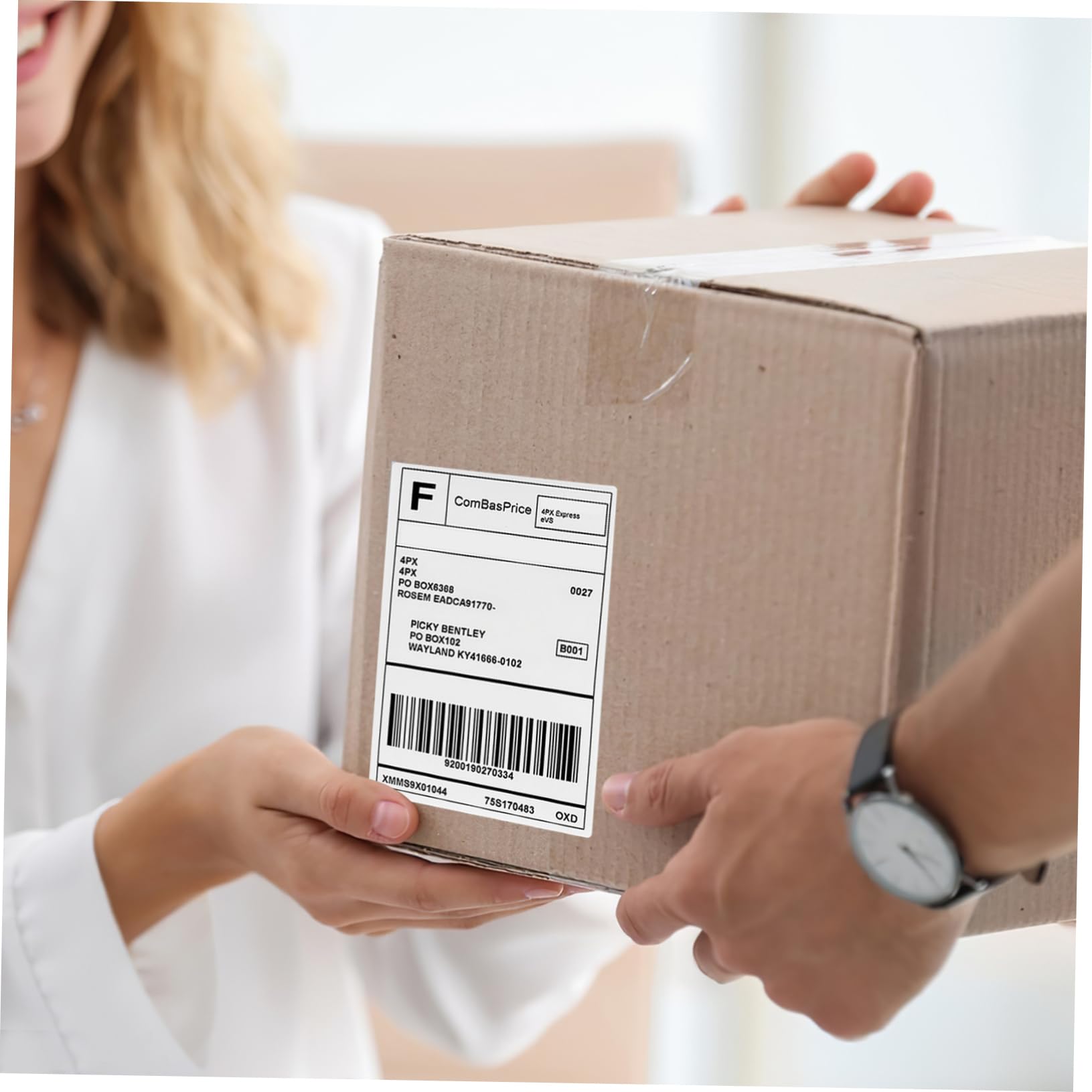 Etichette Termiche Autoadesive 100x150mm 500 Pezzi per Barcode e Spedizioni