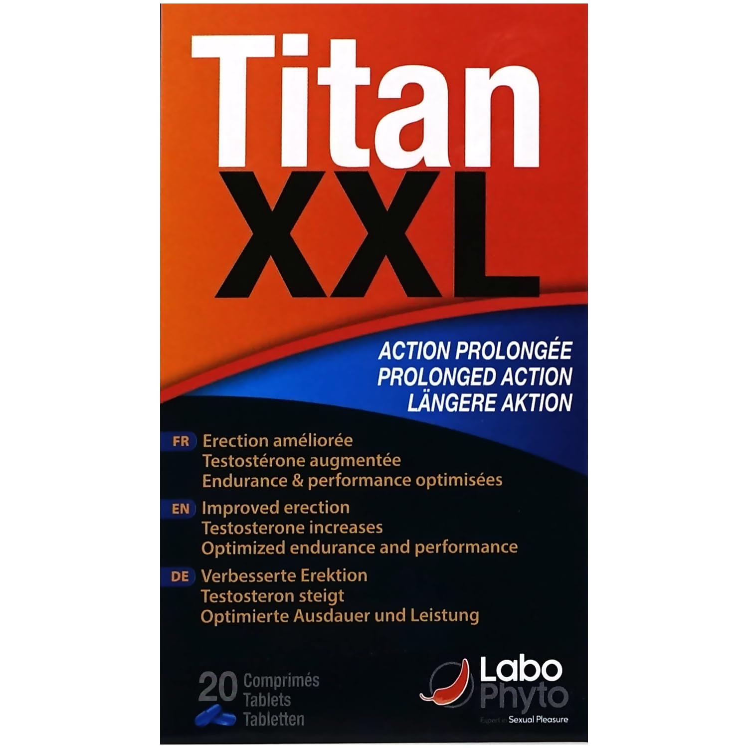 TITAN XXL PROLONGED ACTION 20 CAPS