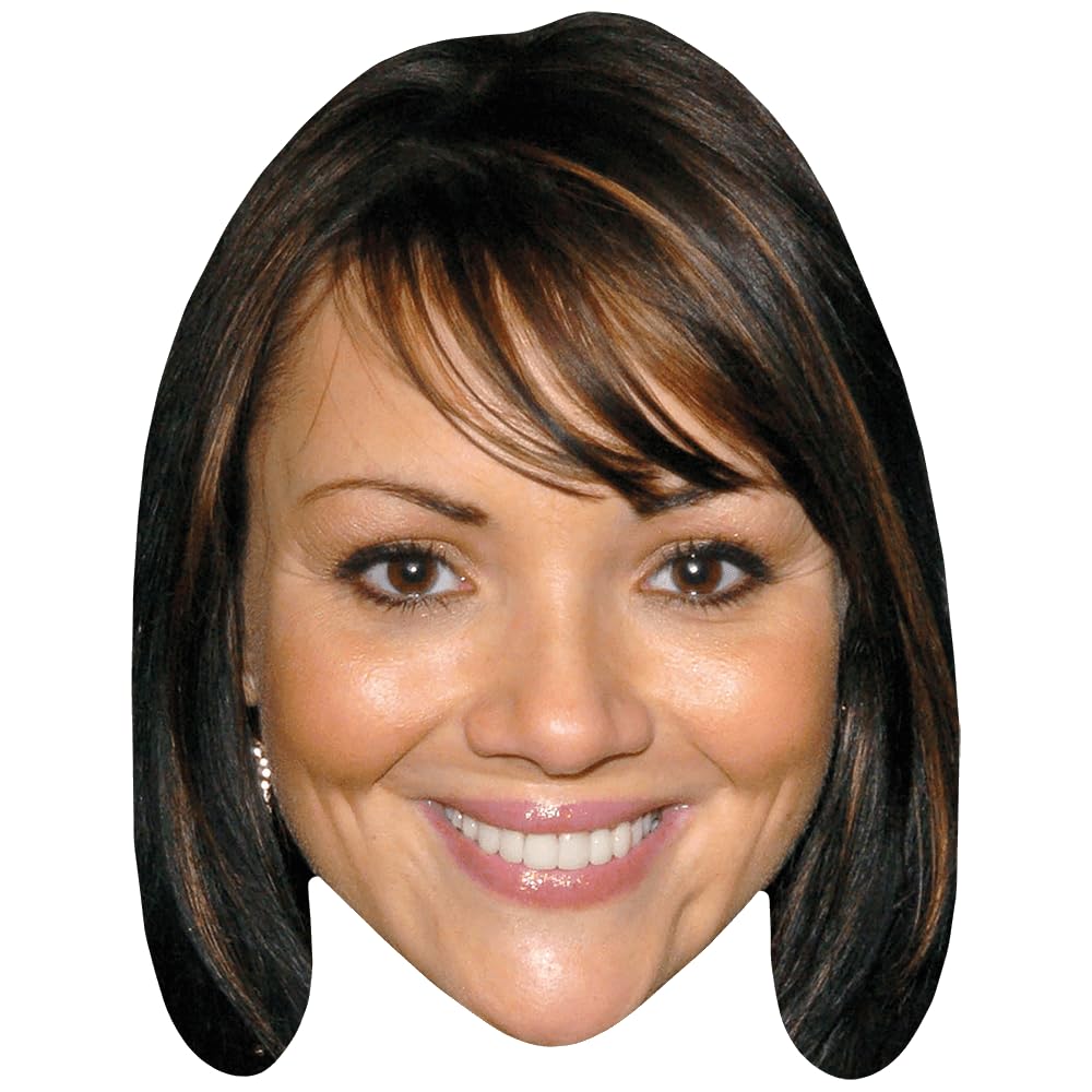 Martine McCutcheon (Young) Celebrity Mask, Flat Card Face, Fancy Dress Mask