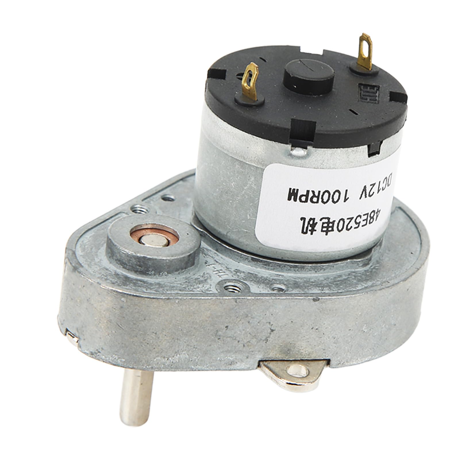 DC Speed Reduction, Gear Motor 100RPM High Torsion R Sible CW CCW 12V 48E520 DC12V Moto RGeared