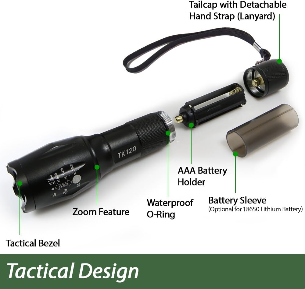 EcoGear FX LED Tactical Flashlight Image