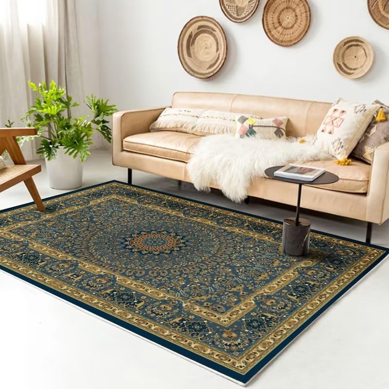 Tapis salon plantes vertes 200x250cm pour créer une ambiance jungle urbaine