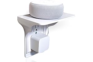 Socket Outlet Shelf (1PK): Smart Home Essentials Bathroom Organizer Wall Shelves