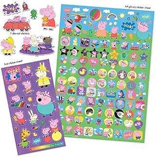 Paper Projects 01.70.22.018 Peppa Pig Mega Sticker Pack, 29.7cm x 21cm