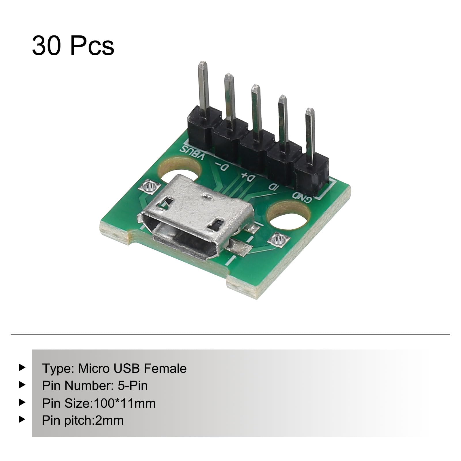 uxcell マイクロUS Bディップメスソケット 5ピンアダプターボード Amazon.co.jp: uxcell マイクロUS Bディップメスソケット タイプB 5