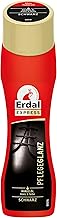 Erdal Black Shoe Polish for Instant Shine with Almond Oil 75 ml, black