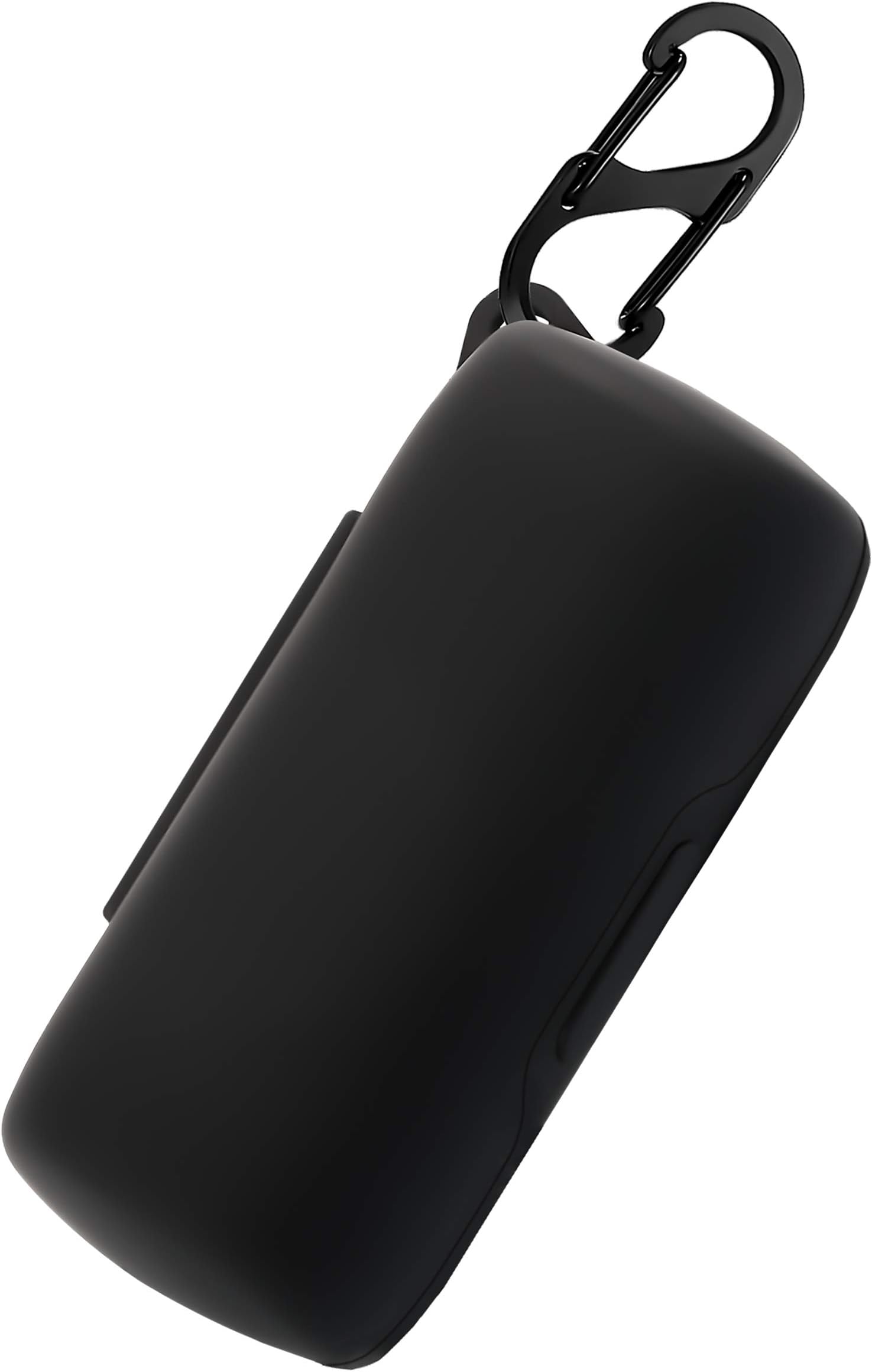 Aotao Silicone Case for Bose SoundSport Free, Soft and Flexible, Scratch/Shock Resistant Silicone Cover with Carabiner for Bose SoundSport Free (Black)