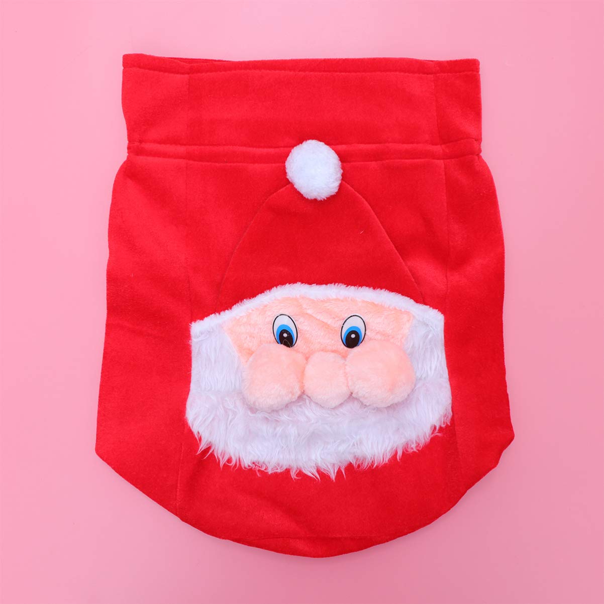 ABOOFAN 3 Piezas bolsa de de dulces de navidad saco de papá noel bombones para regalar ornamento bolsas de envolver con cordón bolsa de navidad largo bolsa de dulces bolso de mano