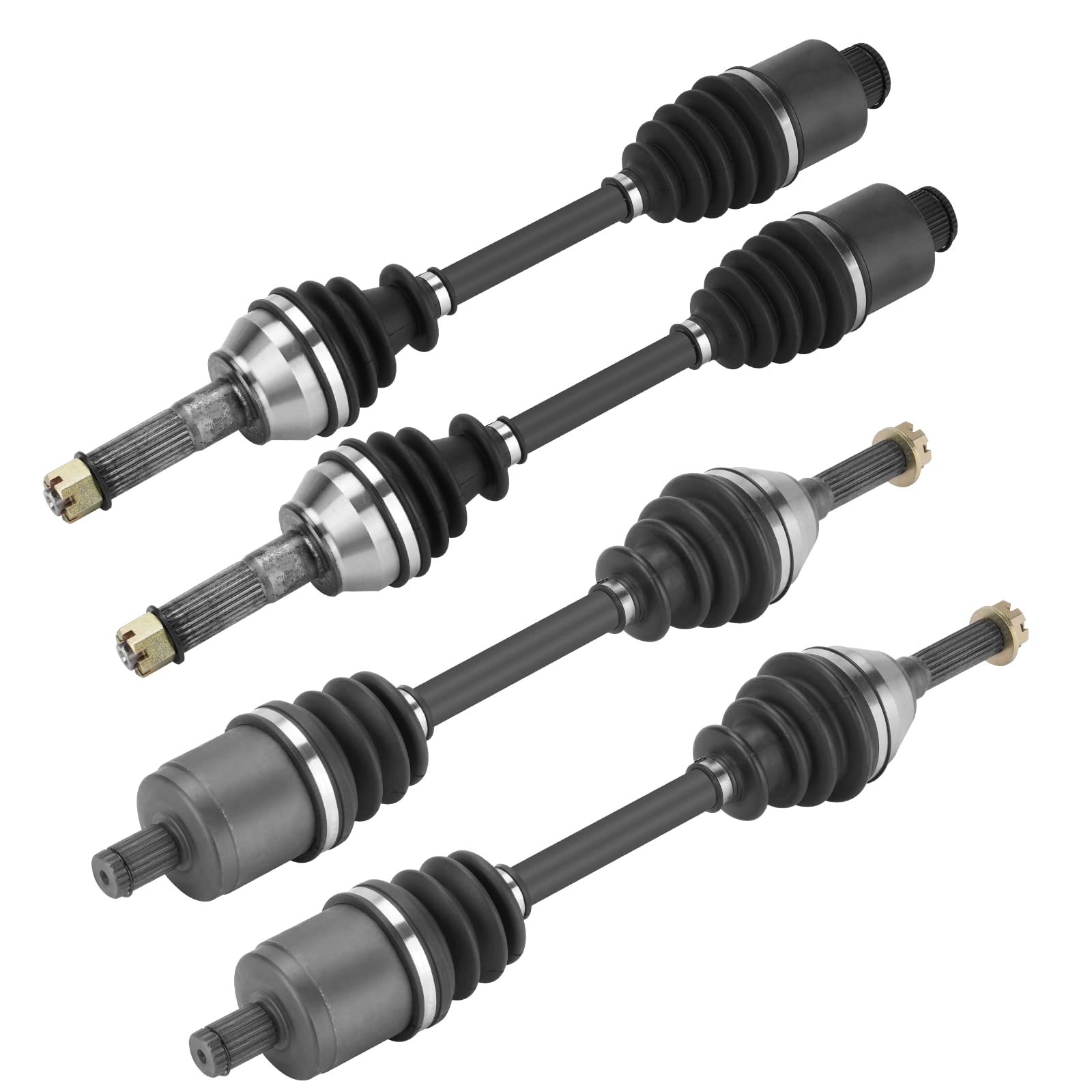 Front Rear CV Axle Full Set for Polaris Sportsman 400 450 500 570 800 EFI HO Touring EPS 2006 2007 2008 2009 2010 2011 2012 2013 2014 1332881, 1332656, 1332501, 1332471 ATV Axles