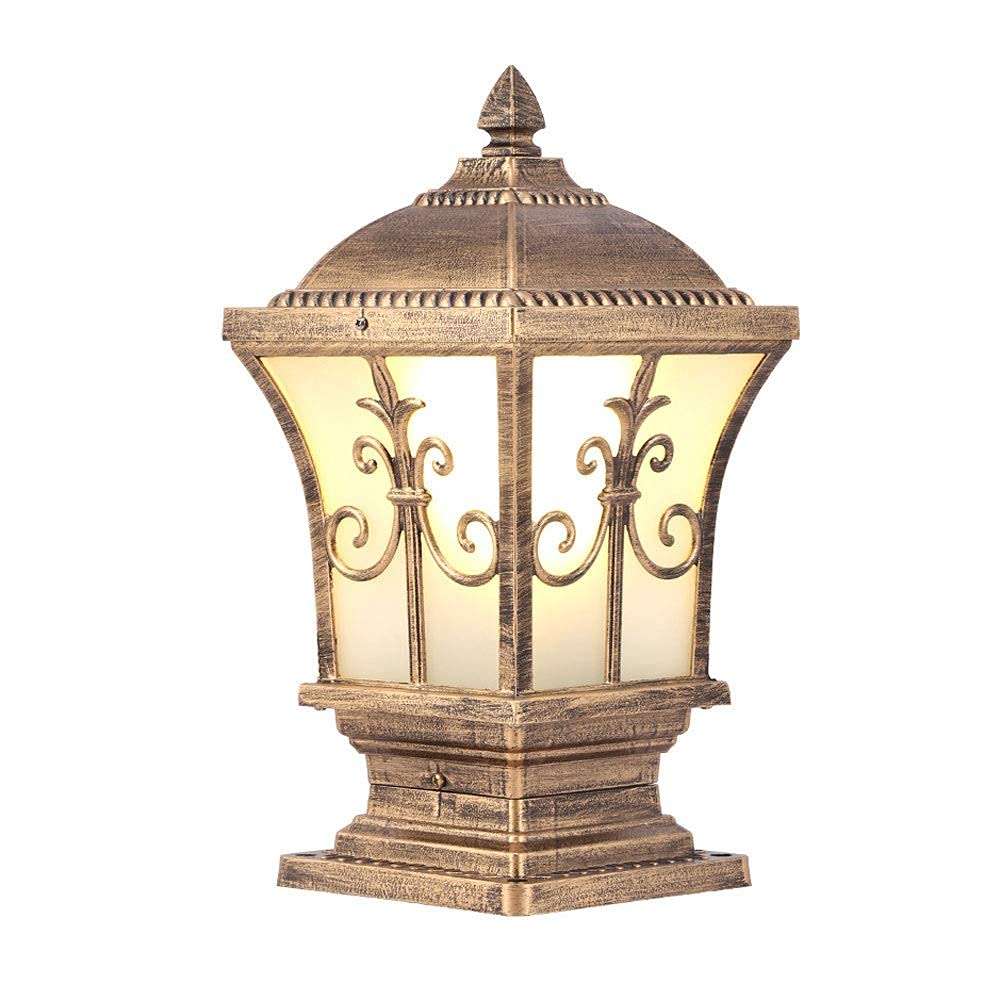 GTHTUHFD Simple Ac Landscape Outdoor Light Lamp Villa Garden Post Lantern Street Lighting Energyin Front Of The Hotel Fixture Community Fence Courtyard,A-M