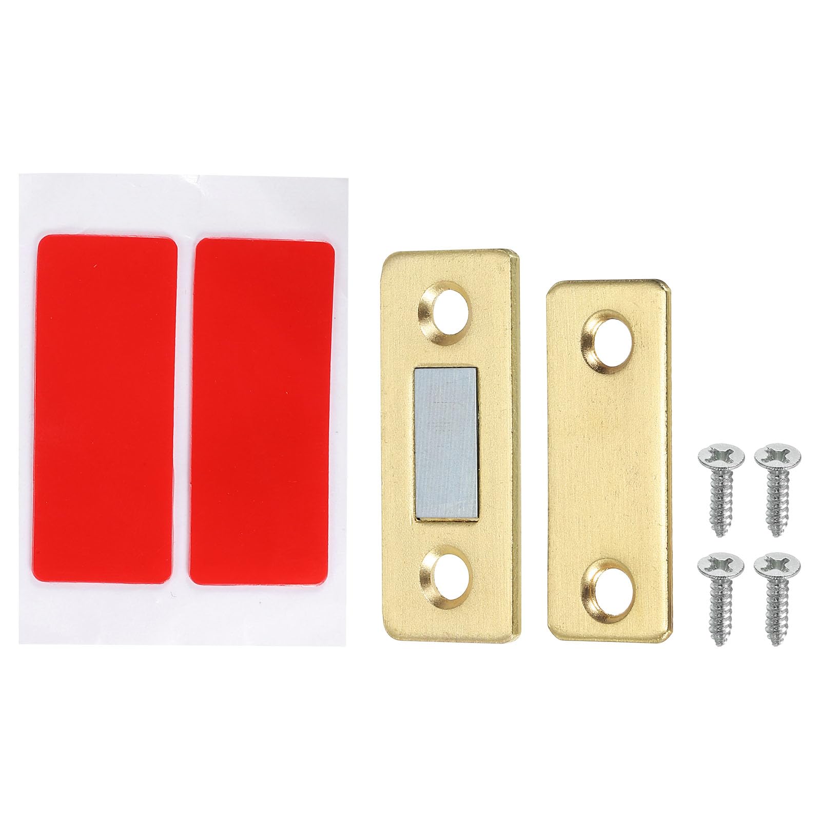Loquet magnétique pour meuble de cuisine PATIKIL acier extra plat doré x4
