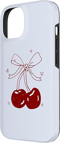 Miniatura 5 de Funda para iPhone 1212 Pro Cherri Ties azul bebé con lazo de cereza