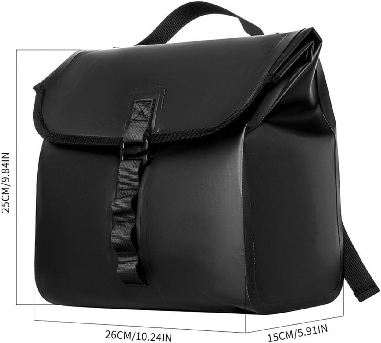 Quick Install 5-10L Bike Panniers Bag with Adjustable Shoulder Strap Saddlebag Heavy Duty Carrying Large Capacity Cycling Backpacks image 3