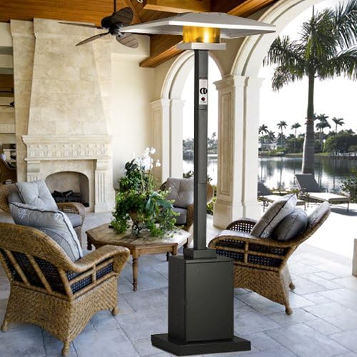 Dayva Commercial Grade Patio Heater Portable Outdoor Heating Patio, Lawn & Garden