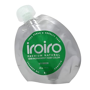 IROIRO Premium Natural Semi-Permanent Hair Color 110 Iro Green (8oz) by Iroiro
