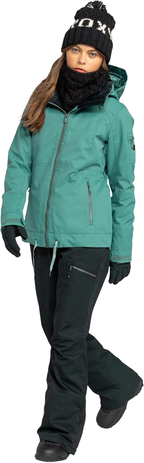 Roxy Women's Meade Snow Jacket – 10k Waterproof, Pfas-free, Recycled Materials, Insulated - Image 8