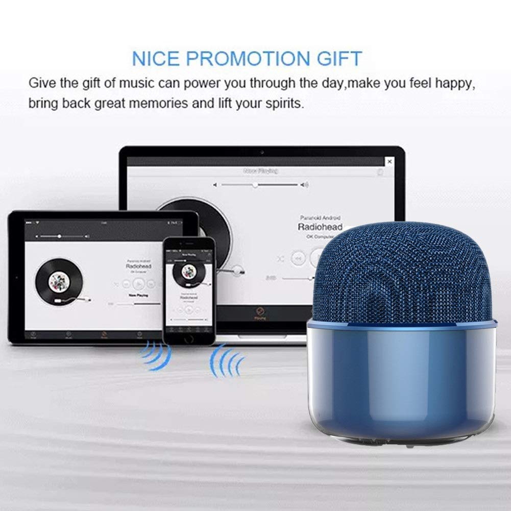 Enceinte Bluetooth Waterproof Portable Mini Cloth IP4 étanche Format de Poche Mains Libres pour la Fête à la Maison, Le Camping