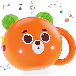 Musical Baby Toys, New Born, Toddlers Toy Interactive Development Educational Kids Best Music Station Gift for 3 Months and up (5 Animal, Farm Theme Songs Ver.)