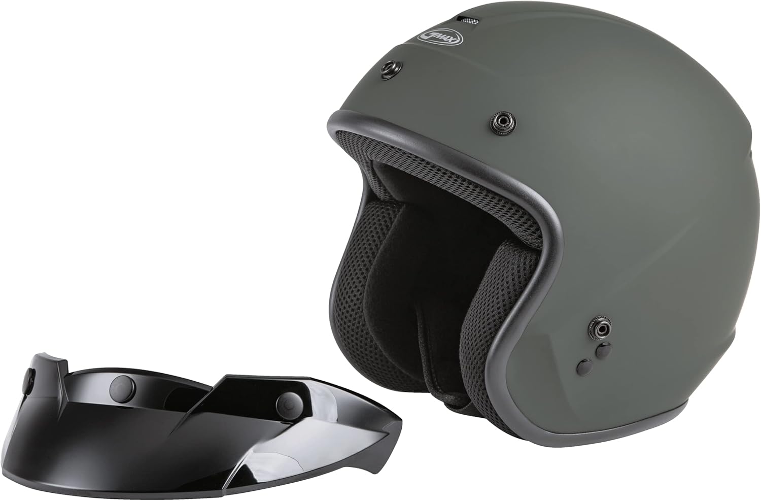 GMAX of-2 DOT Approved Open Face Helmet Adult and Youth Sizes Motorcycle, ATV, UTV