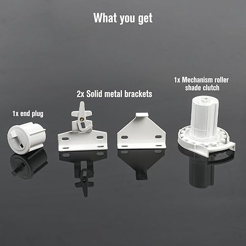 Miniatura 24 de Skyline R16 - Kit de reparación para persianas enrollables, piezas de repuesto de repuesto con embrague, soporte de montaje y tapón de extremo