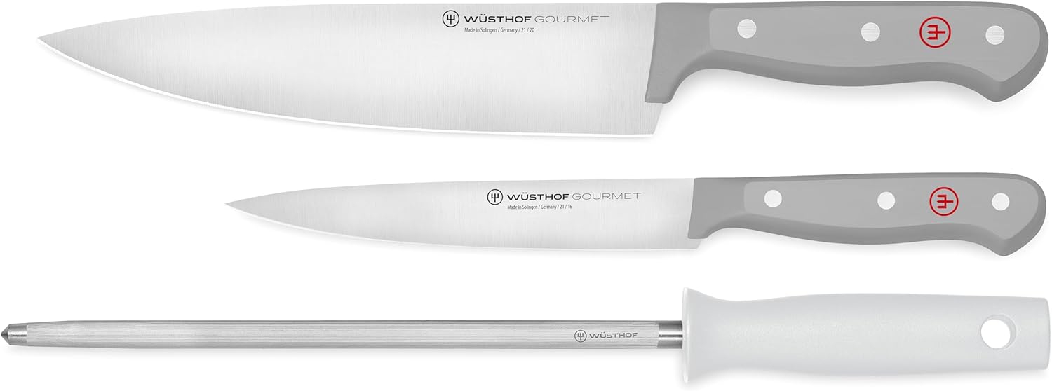 WÜSTHOF Gourmet Grey 3-Pc Chef's Essentials Set