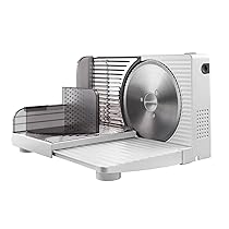 Taurus – Affettatrice Pieghevole Cutmaster Compact | Lama Inox da 17 cm | Spessore Regolabile 1–15 mm | 100W | Per Tutti gli Alimenti | Compatta e Pieghevole | Finiture in Acciaio Inox