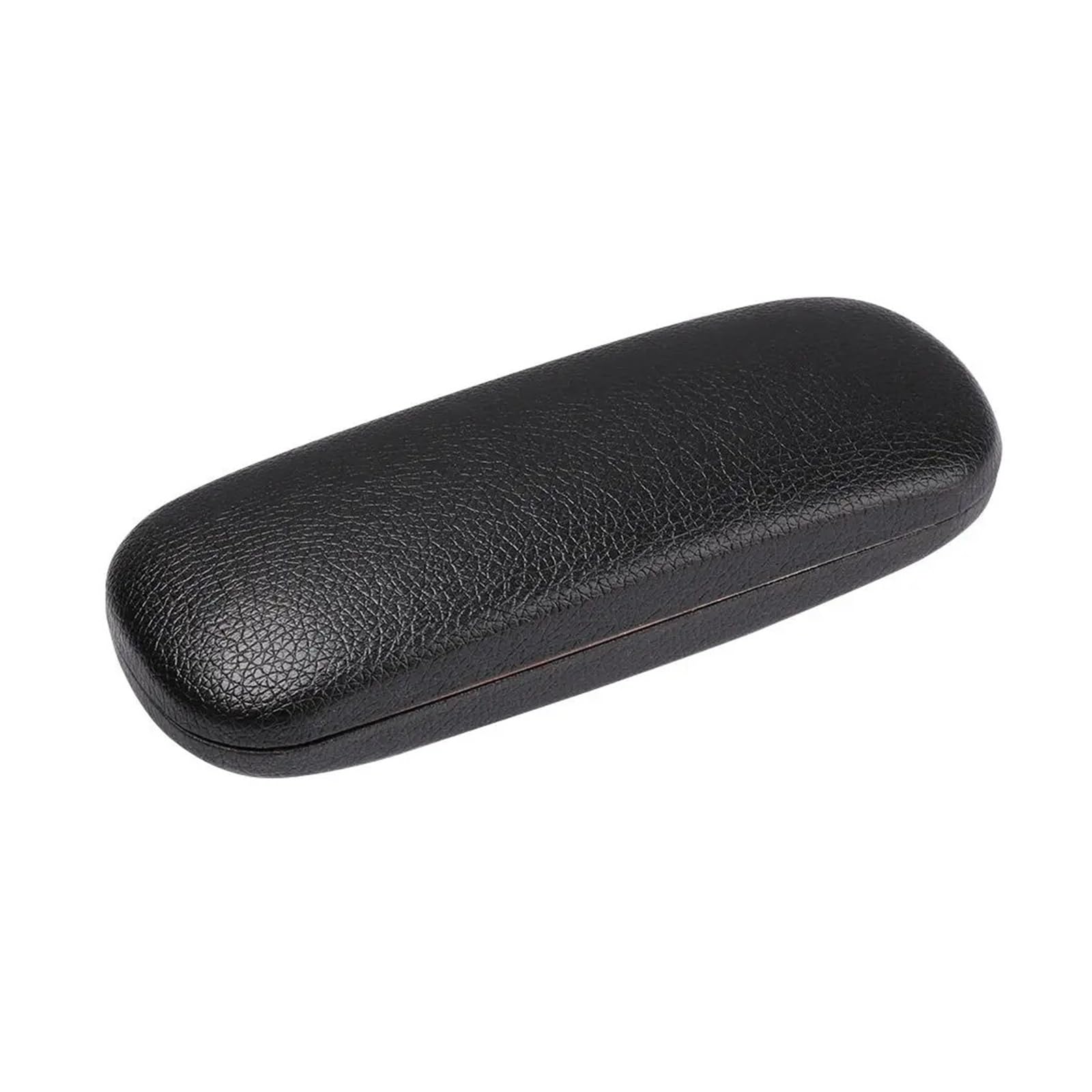Funda de Gafas Blanda de Cuero Classic Leather Litchi Grain Glasses Case Waterproof Hard Frame Eyeglass Reading Protector Black Spectacle Cases