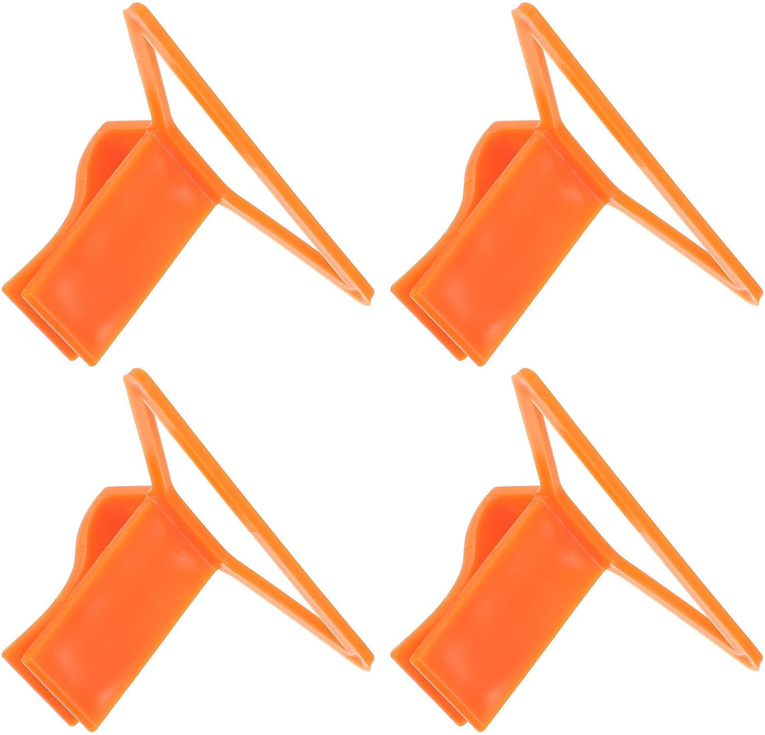 4pcs Paintbrush Holder Clips for Buckets Compact Anti-drip Paintbrush Rest Clips for Paint Cans Abs Material Paint Bucket Brush Holders for Household Painting Tasks