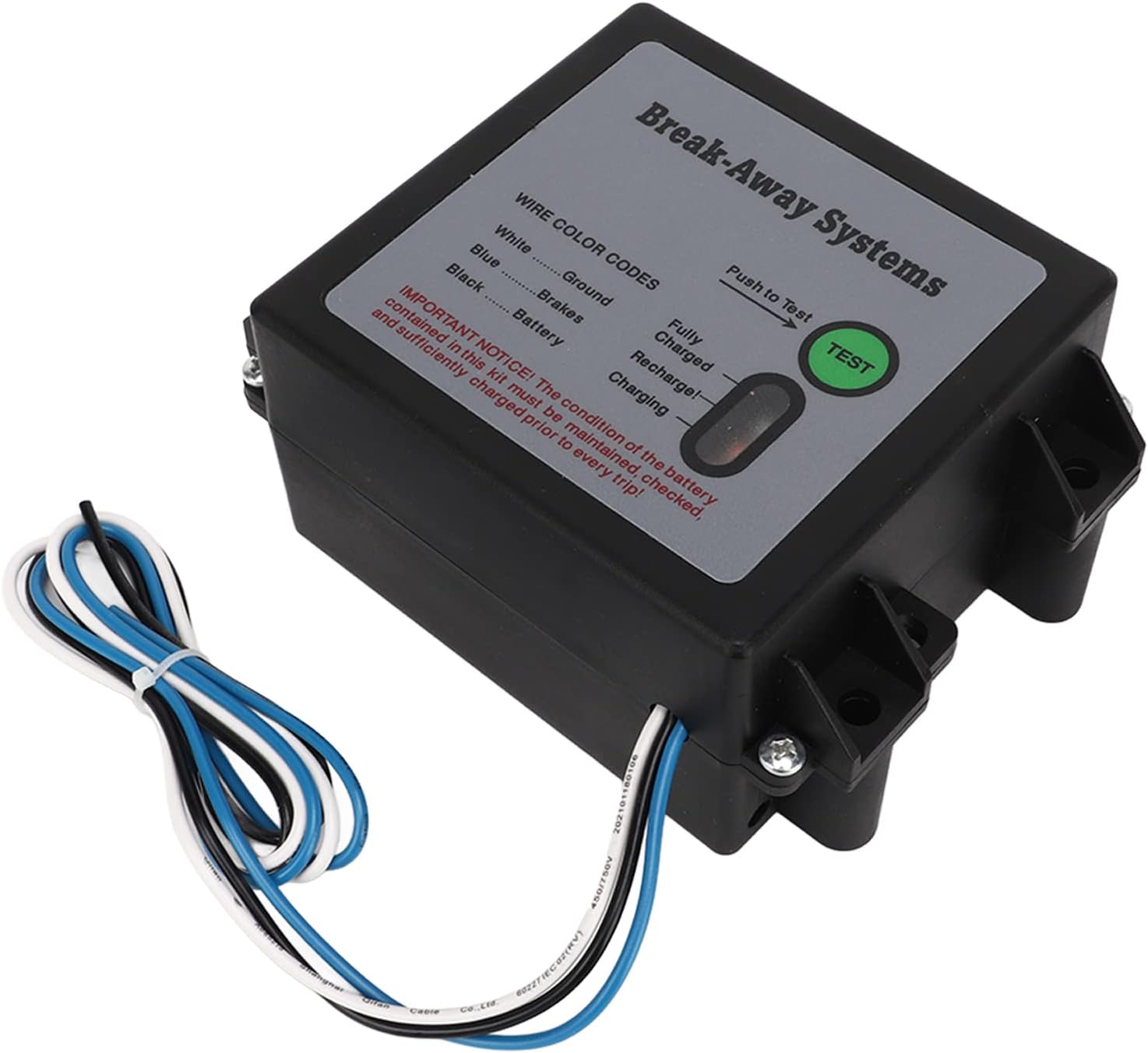 Focket 12V Trailer Brakes Breakaway Kit with , LED