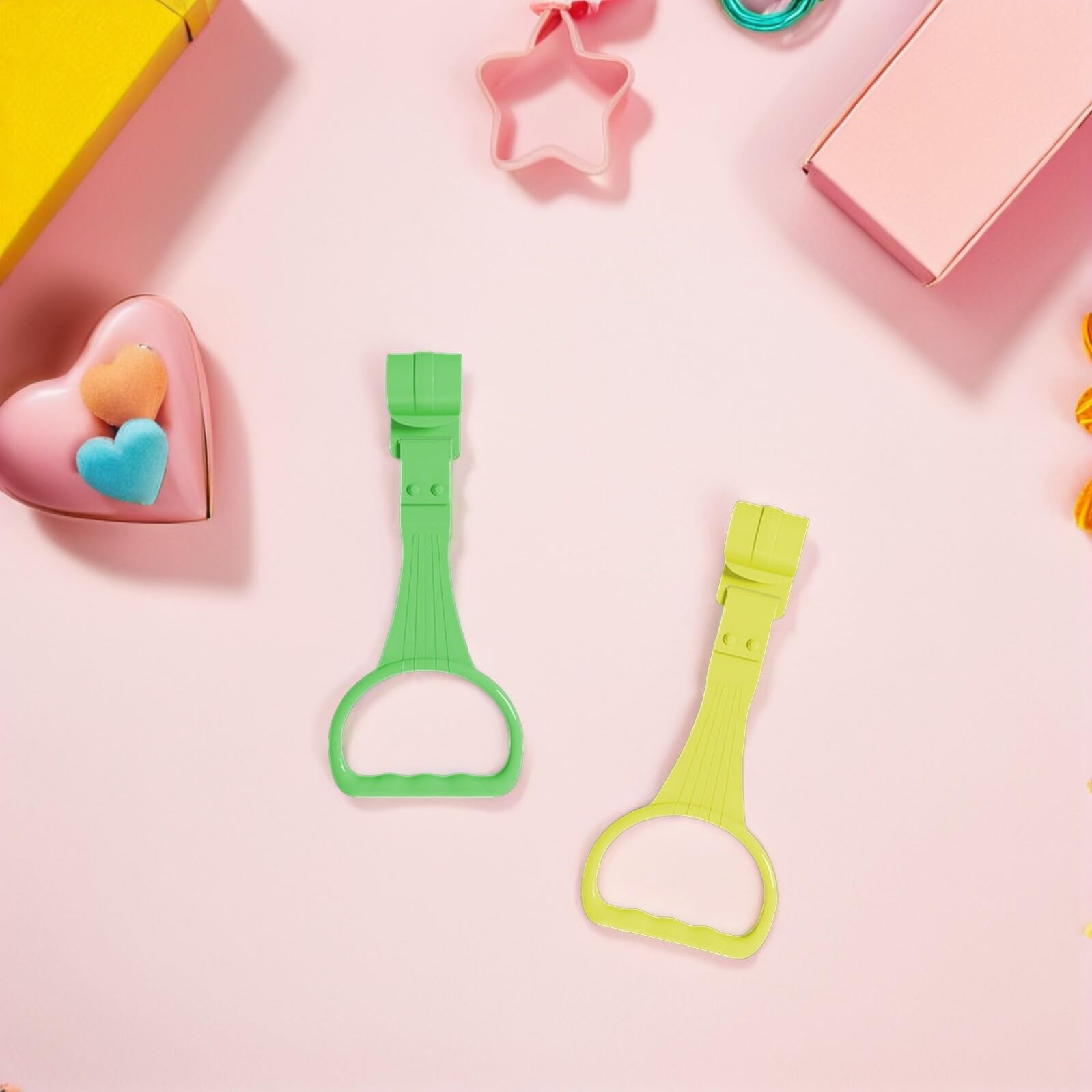 ORFOFE 12 Piezas Anillos de Fitness para Interactivo Ayuda para Caminar Niña Soporte para Gimnasia Infantil Entrenamiento de Coordinación y Ejercicio