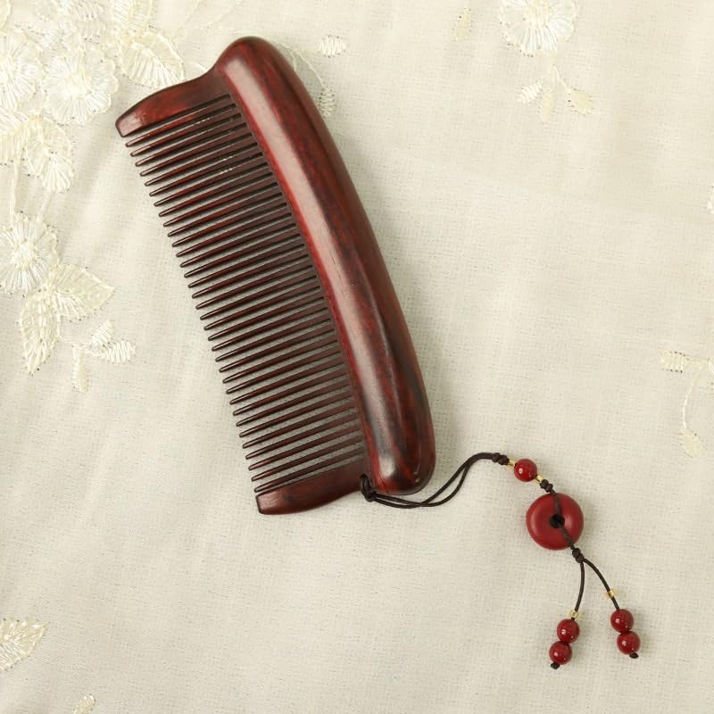Toothed Comb Massage Wooden Pendant for Ladies