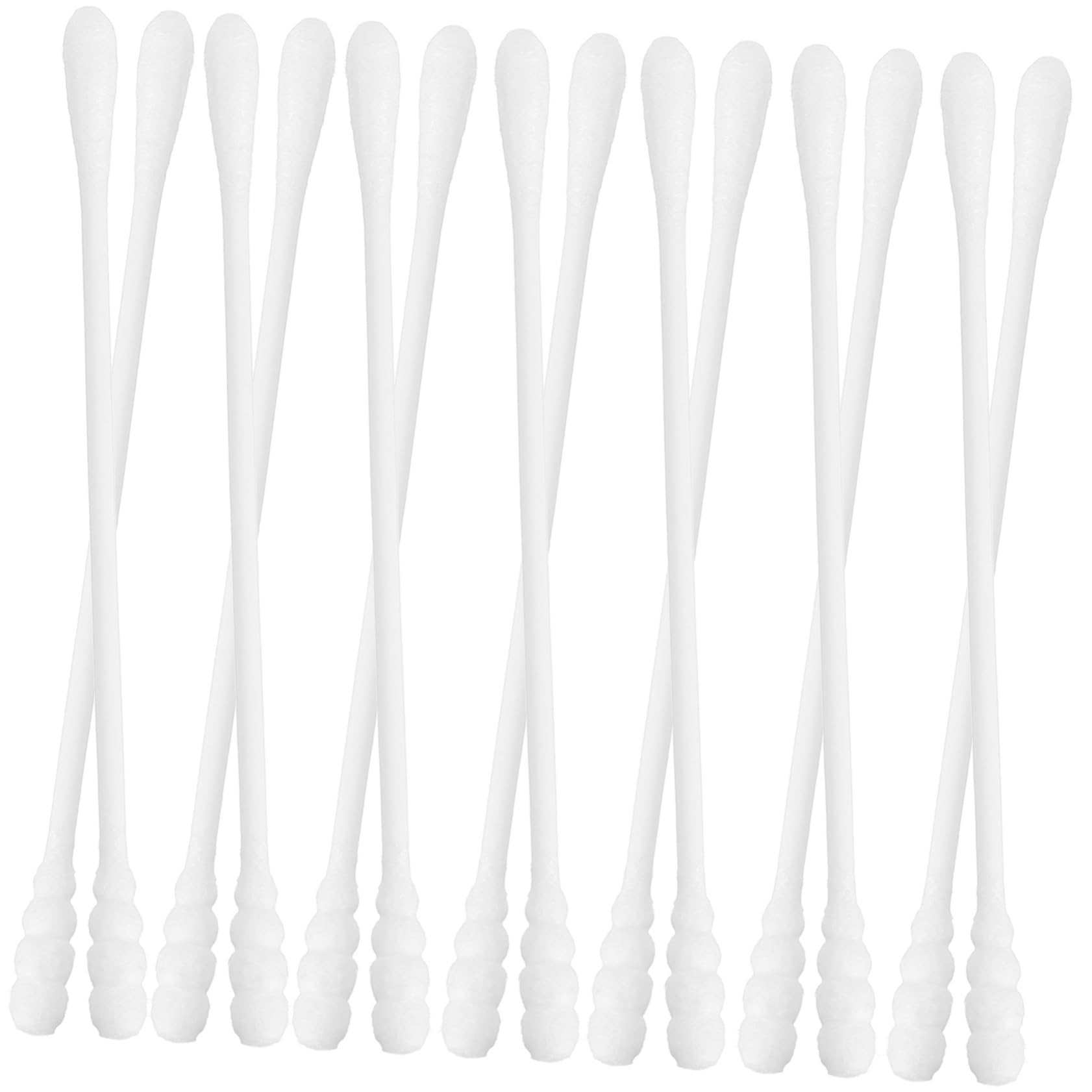 HAPINARY 2sets Makeup Tool Swab Set Double Head Cotton Swabs for Care and Beauty 200pcs*2