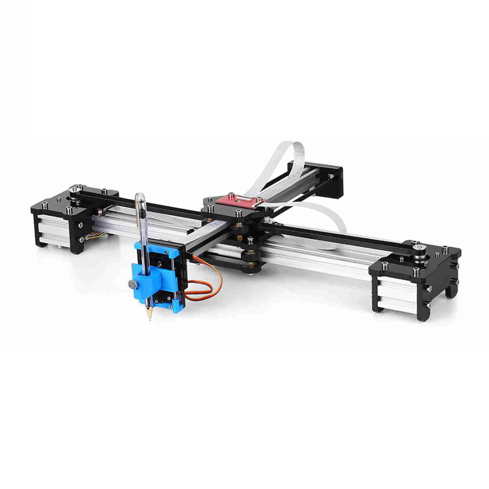 Plotter Pen Drawing Robot Robot Máquina de Dibujo Ensamblado para Escribir Silver (Enchufe de la UE)