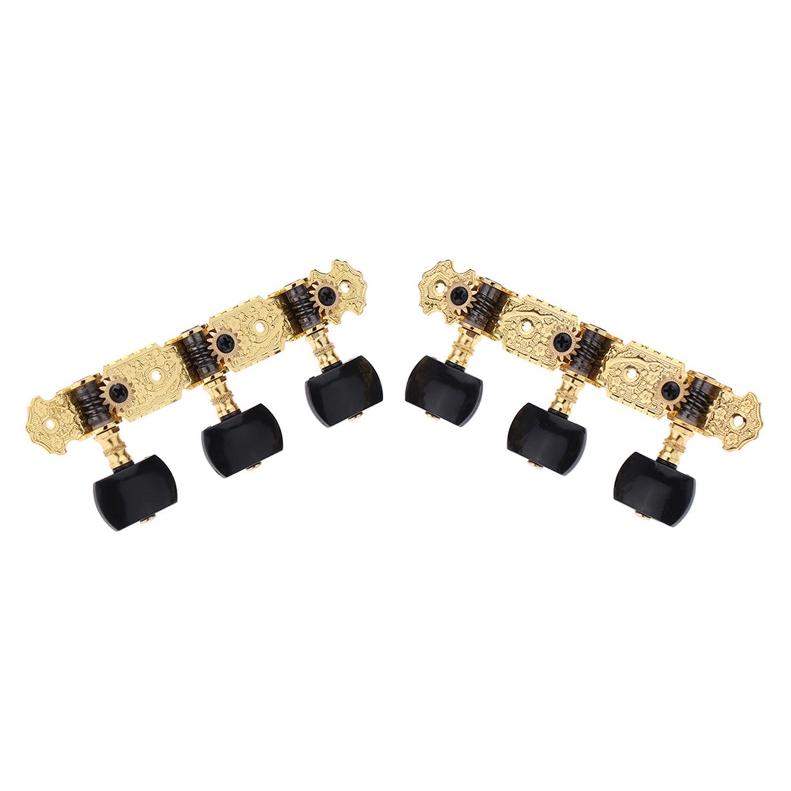 Tuner Mechaniken Knöpfe Guitar String Tuning Pegs 1 Paar 3 Maschinenkopf Gitarrenschnurstimmen Für Gitarre