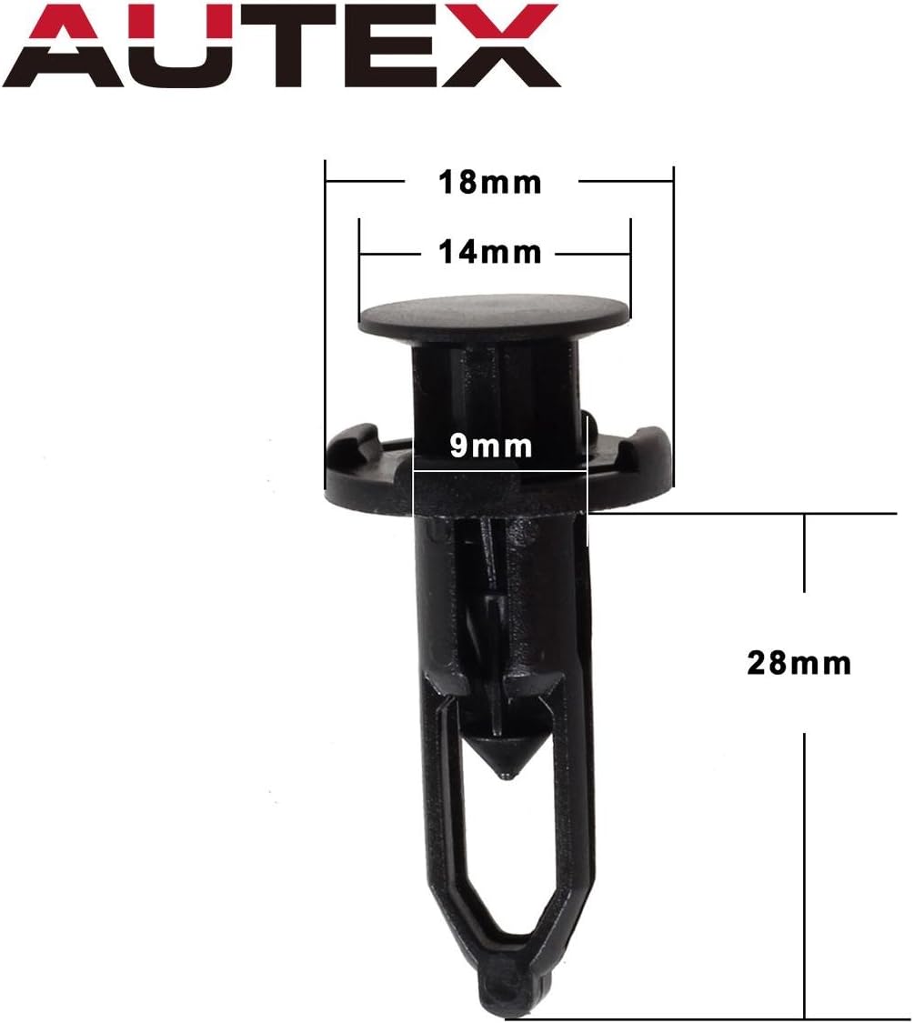 PartsSquare 30PCS Car Retainer Clips Plastic Fasteners Kit Push Type Fastener Clamps Door Trim Panel Clips Compatible with Avalon Tundra 52161-16010
