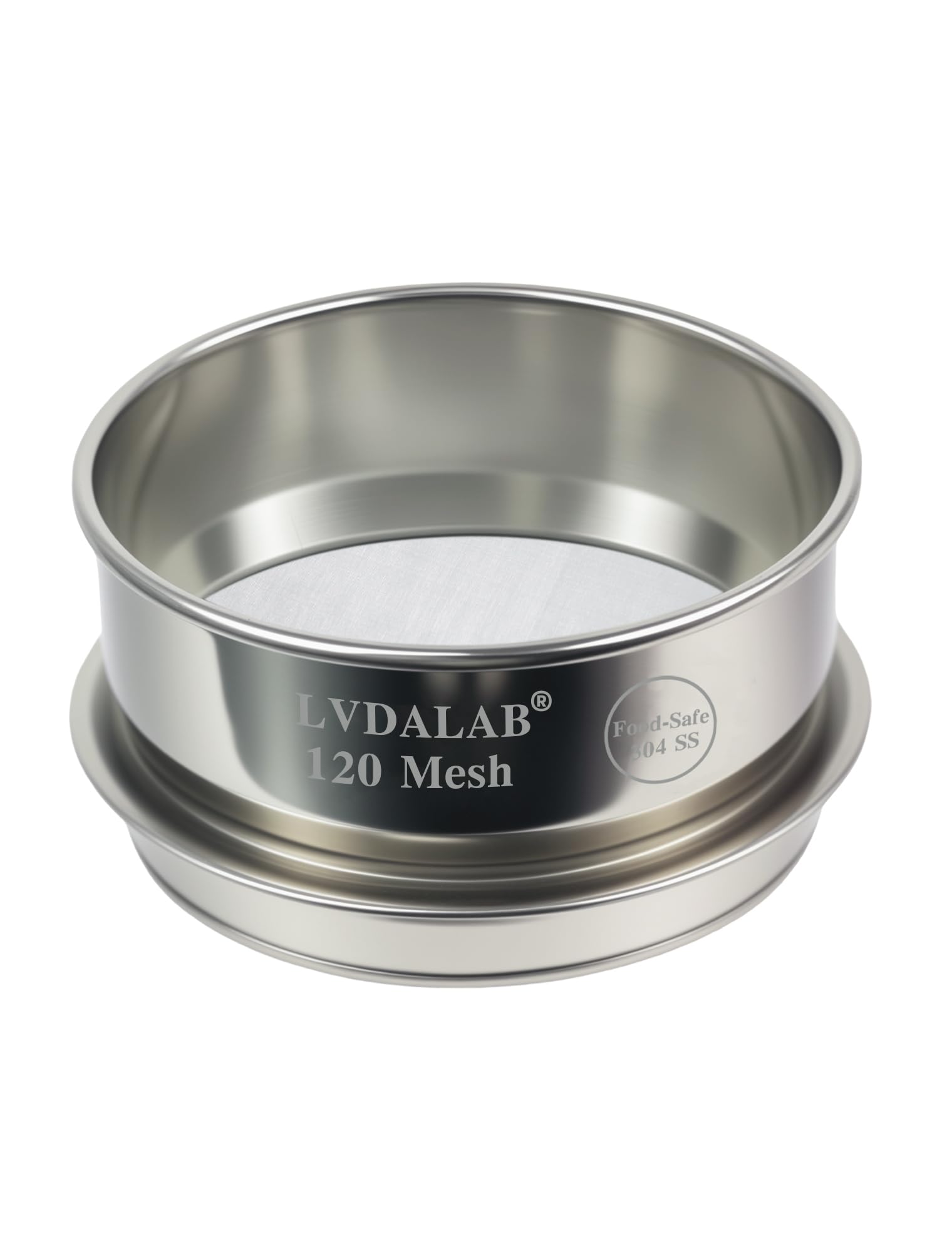 4" (10cm) Full 304 Stainless Steel Lab Sieve, 60 Mesh (0.3mm) Sifter — Amazon image 17
