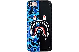 iPhone 8 Designer Case: Blue Black Cool Design 2020