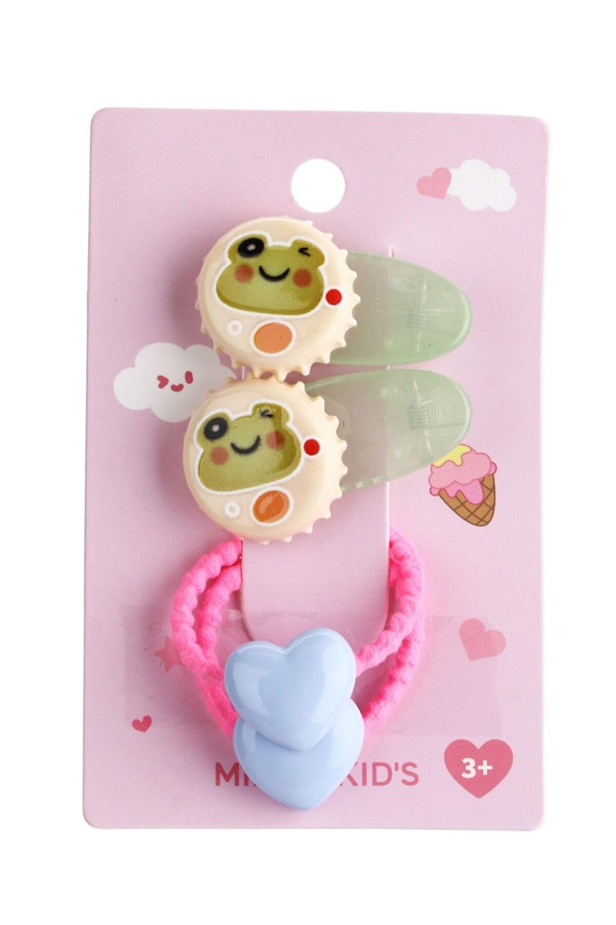 Miniso Eğlence Serisi Meyve Figürlü 4'Lü Saç Toka Seti - Taze Ve Renkli Stil