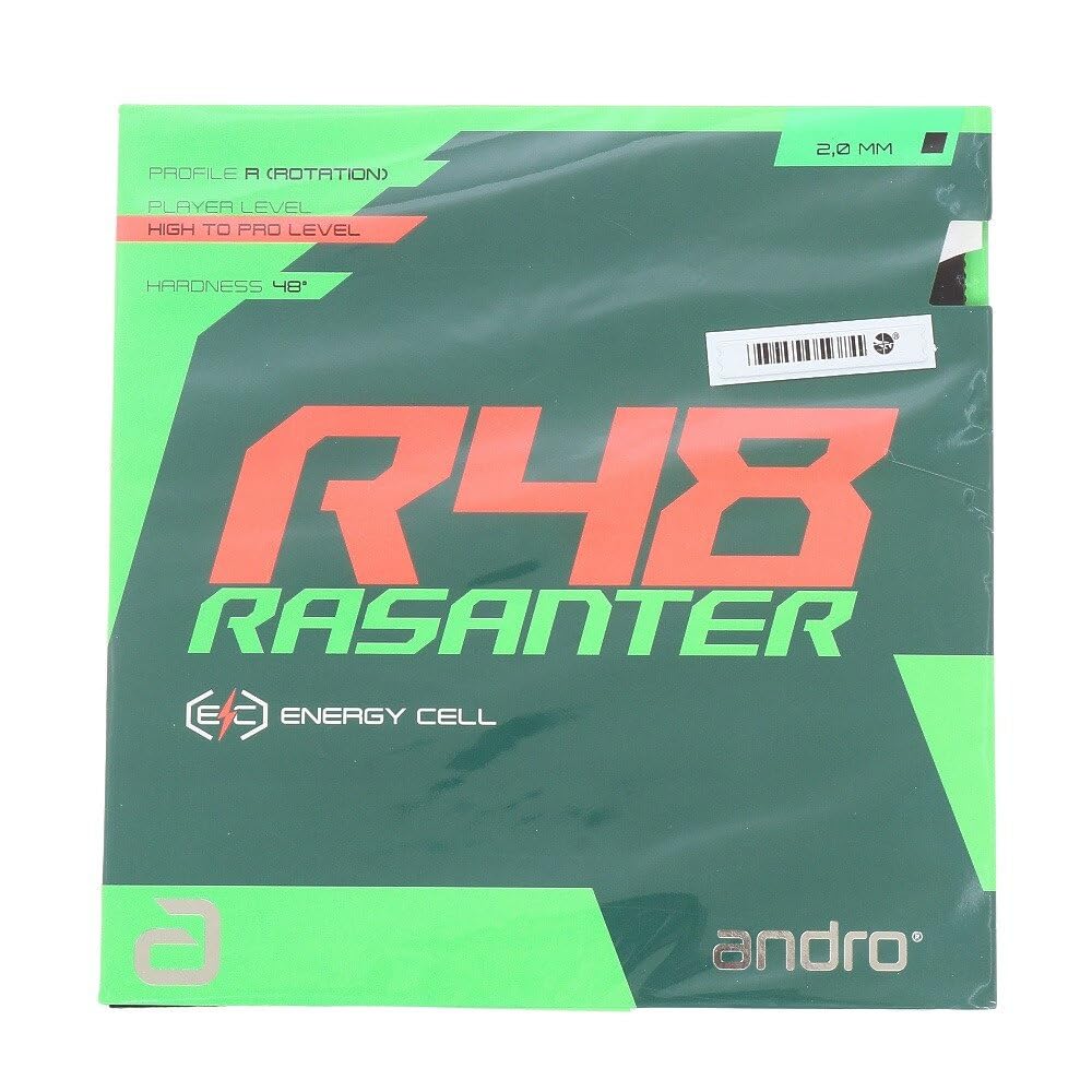 Andro Japan (Andro) Table Tennis Back Soft Rubber Razantar R48 Black Size/2.0 112280