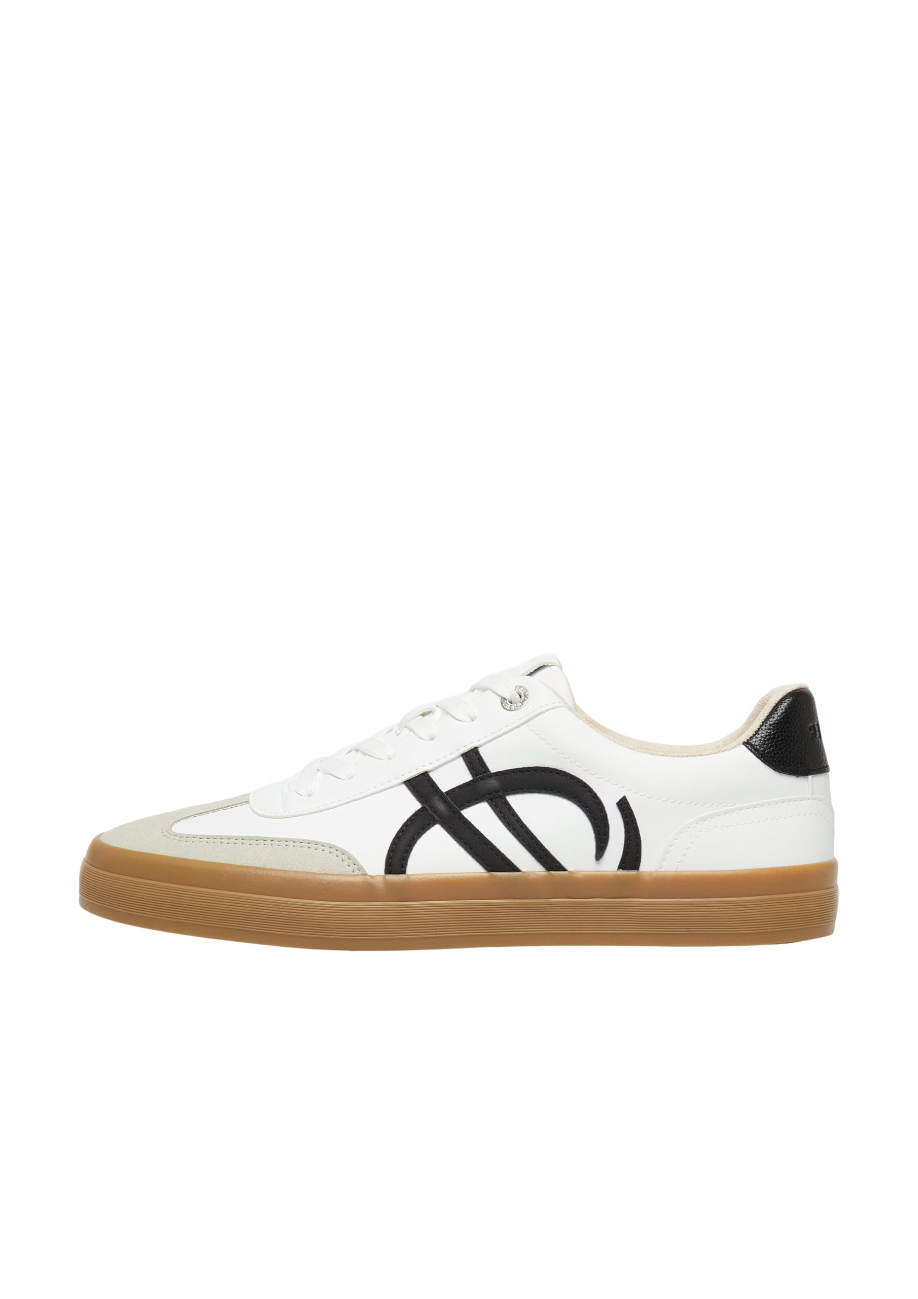 s.Oliver Sneaker – Leder-Optik, Artwork, Schnürung