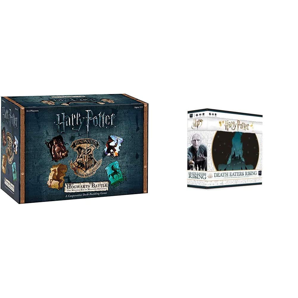 Amazon.com: Hogwarts Battle - The Monster Box of Monsters Expansion Card  Game & USODC010634 Harry Potter Death Eaters Rising, Multicolour :  Everything Else