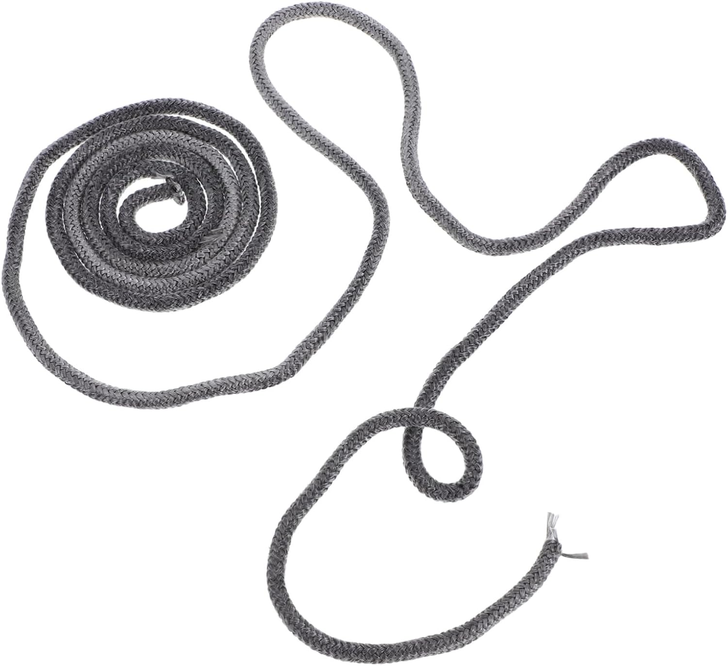 2.2M Fireproof Gasket High Density Fiberglass Rope Seal for Stove Doors Heat Resistant Replacement for Woodburning Easy Installation and Enhanced Efficiency