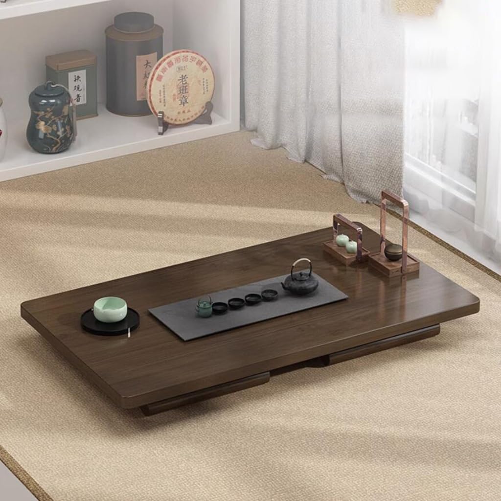 Petite Table pour Enfants Écrivant Et Jouant Assis par Terre Petite Table À Manger sur Le Lit Table Basse Table De Desserts Simple sur Balcon (Color : Wood Color, S
