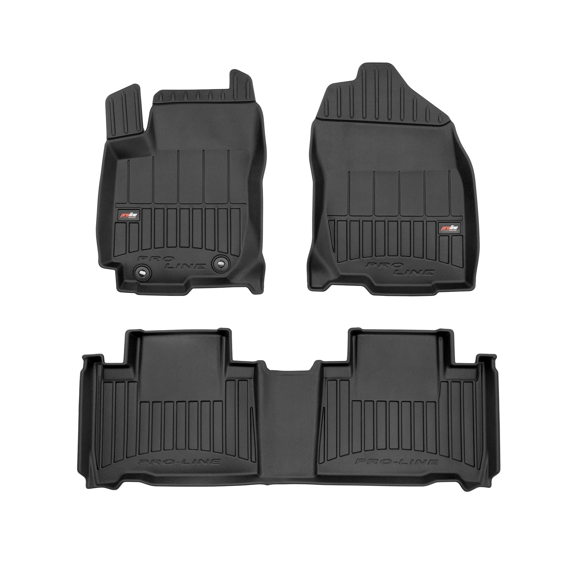 FROGUM 3D ProLine 3D Set Esclusivo di tappetini auto per Toyota RAV4 IV 2015-​2019