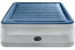 INTEX Dura-Beam Deluxe Comfort-Plush Queen Air Mattress, 22"